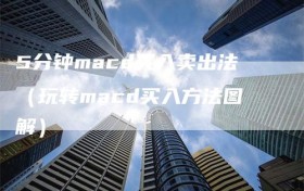 5分钟macd买入卖出法（玩转macd买入方法图解）