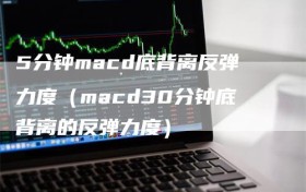 5分钟macd底背离反弹力度（macd30分钟底背离的反弹力度）