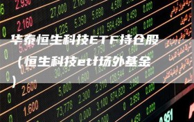 华泰恒生科技ETF持仓股（恒生科技etf场外基金）