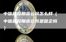 中信建投期货公司怎么样（中信建投期货公司是国企吗）