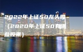 2022年上证50龙头股（2020年上证50有哪些股票）