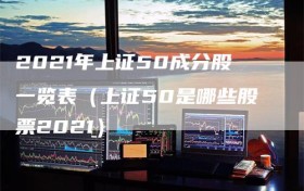 2021年上证50成分股一览表（上证50是哪些股票2021）