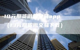 10元期货微盘交易app（13元期货微交易下载）