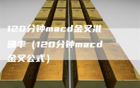 120分钟macd金叉准确率（120分钟macd金叉公式）