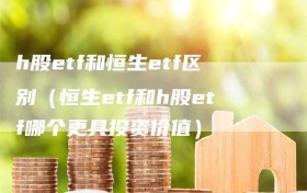 h股etf和恒生etf区别（恒生etf和h股etf哪个更具投资价值）