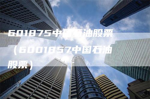 601875中国石油股票（6001857中国石油股票）